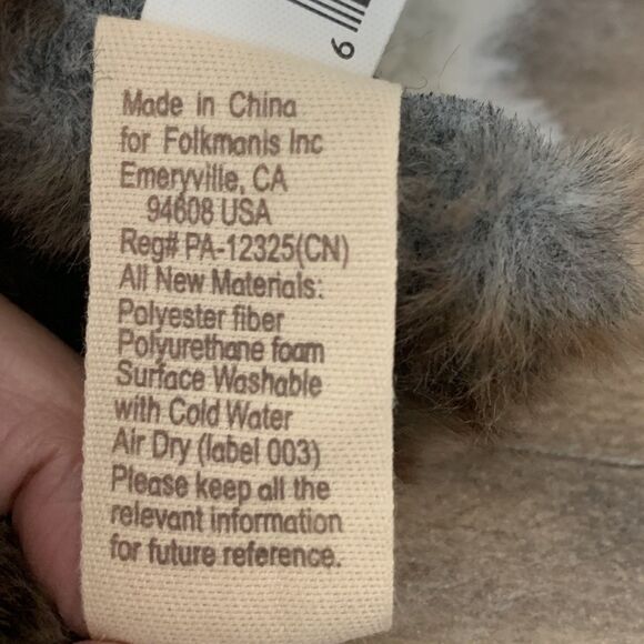 Folkmanis 7" Brown White Little Cat Kitten Stuffed Animal Plush Hand Puppet EUC - Picture 9 of 14